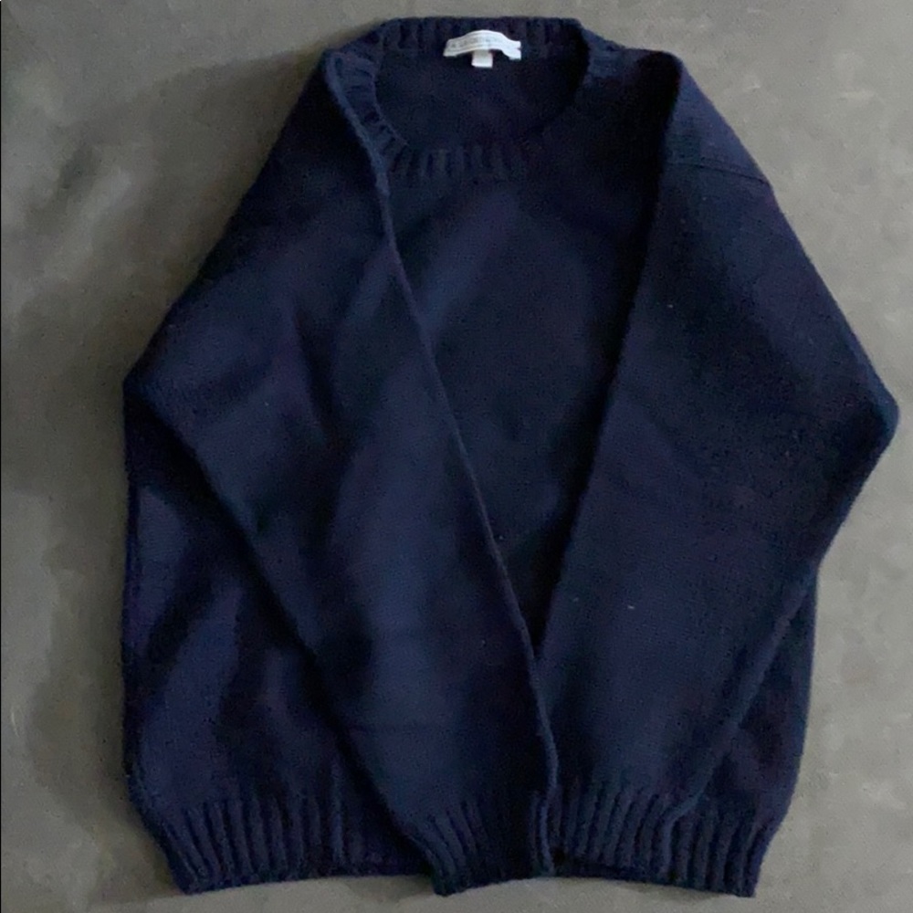 Le Guignol Boy’s Wool Navy Blue Sweater Sz 10
